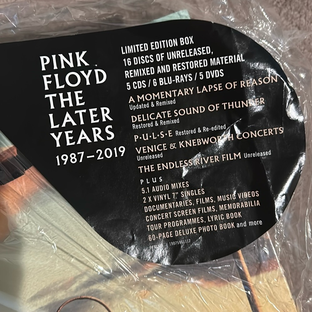 NEW In Box Never Used Pink Floyd CD’s The Later Years 1987-2019